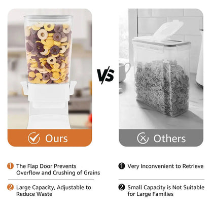 CerealKeeper - Distributeur de Céréales Élégant pour Cuisine
