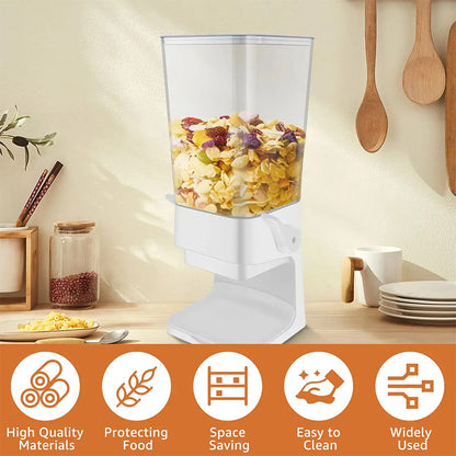 CerealKeeper - Distributeur de Céréales Élégant pour Cuisine