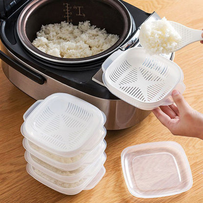 Floroux | Boîte Bento avec Drainage | Conservation Hermétique