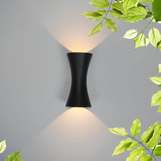 Floroux - Applique murale LED élégante en aluminium pour une utilisation extérieure