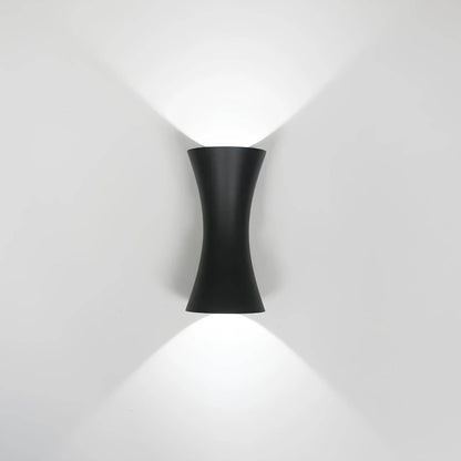 Floroux - Applique murale LED élégante en aluminium pour une utilisation extérieure