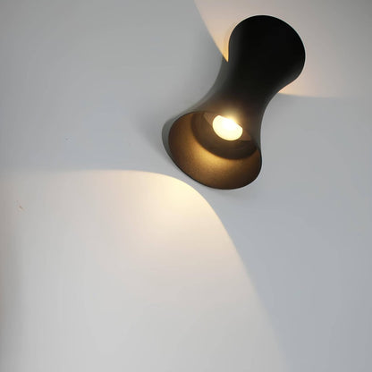 Floroux - Applique murale LED élégante en aluminium pour une utilisation extérieure
