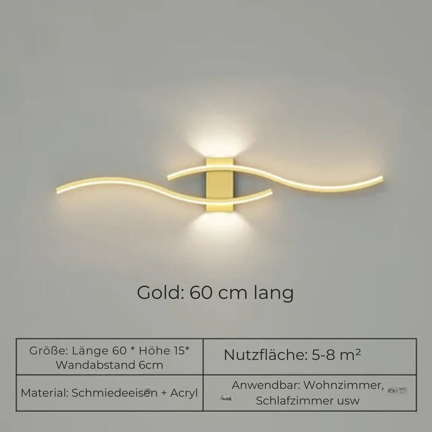 Floroux - Élégante lampe murale LED dimmable pour un intérieur moderne