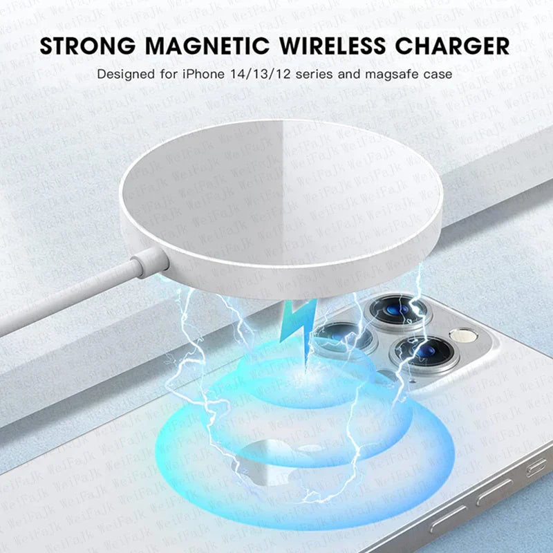 Chargeur sans fil magnétique Qi rapide 30W pour iPhone - Chargeur de téléphone Power Delivery PD