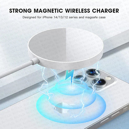 Chargeur sans fil magnétique Qi rapide 30W pour iPhone - Chargeur de téléphone Power Delivery PD