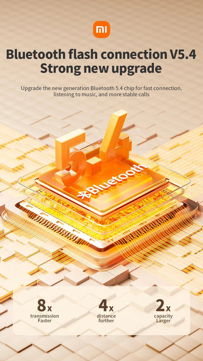 Écouteurs sans fil Bluetooth Xiaomi Mijia S39 avec clip d'oreille - avec affichage LED - réduction de bruit ANC TWS audio stéréo HiFi écouteurs écouteurs