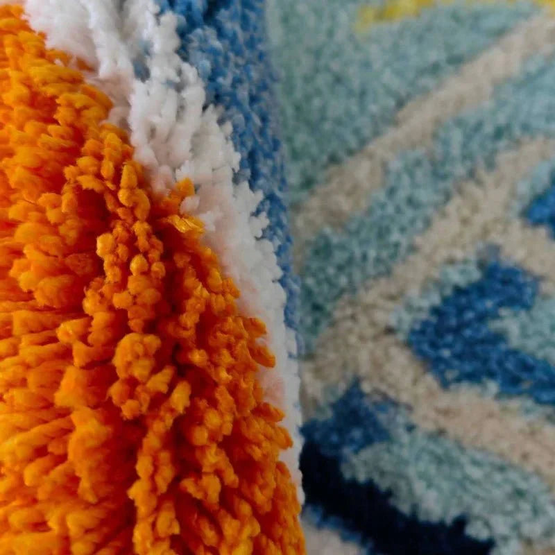 Tapis de bain design piscine