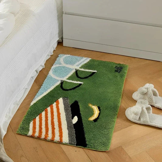 Tapis de bain design piscine
