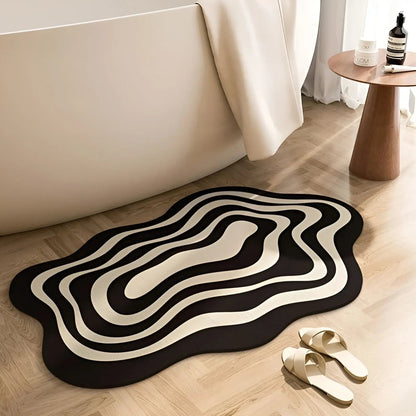 Tapis de bain à séchage rapide - Ultra-absorbant et à séchage rapide