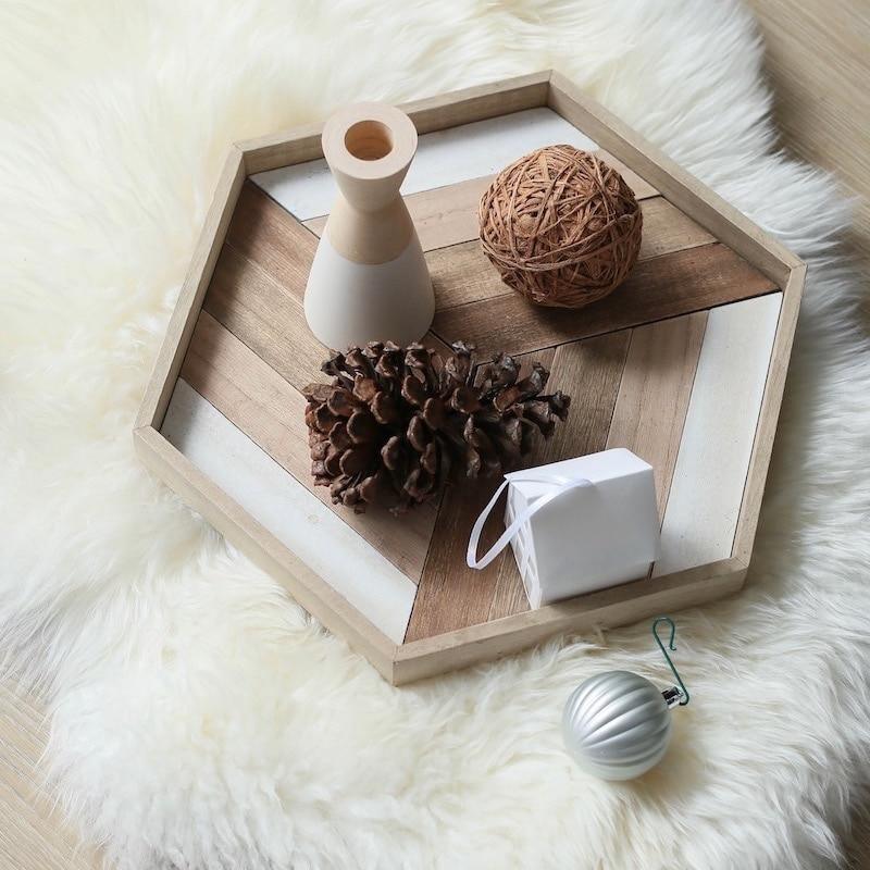 Floroux Handmade Wooden Board | Elegant Serving Board | Decoration & Functionality