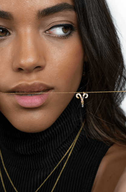 Collier Élégant Signe Astrologique Céleste - Celestia