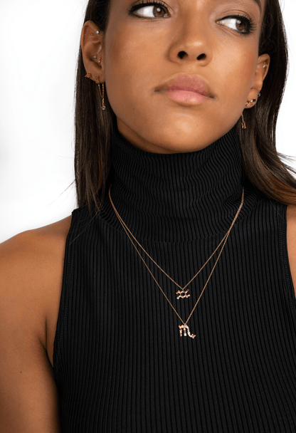 Collier Élégant Signe Astrologique Céleste - Celestia