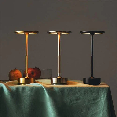 Floroux Moderne lampe de table LED | Sans fil & Dimmable | Parfait décor & Lampe de lecture