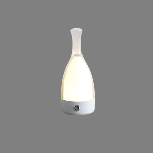 Floroux Decorative Rechargeable Night Lamp | Wine Bottle Design | Ambient LED Lighting | Wireless