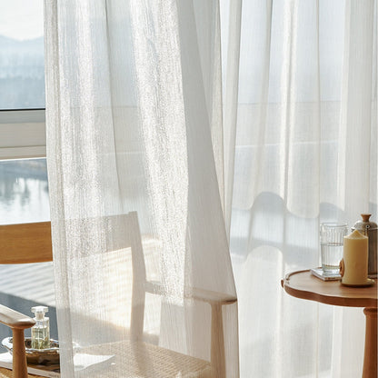 ChicTisse - Rideaux Translucides Tissés pour un Style Élégant et Moderne