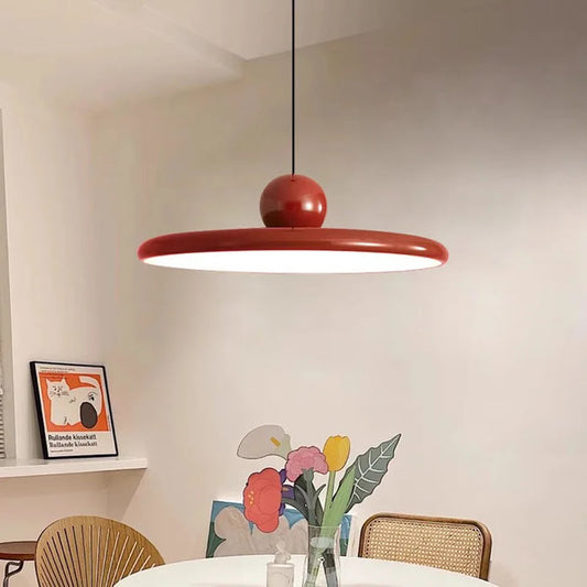 LumaVerre - Suspension en Verre Style Bauhaus avec Éclairage LED