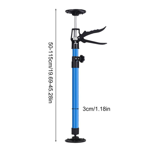 1/2pcs Support de Cabinet Pôle en Acier Télescopique Réglable Crics de Cabinet pour Installer des Cabinets Supporte Jusqu'à 30 Kg Par Tige