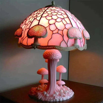 Floroux Table Lamp Stained Glass | Soothing Light | Decorative Glass Lamp for the Home