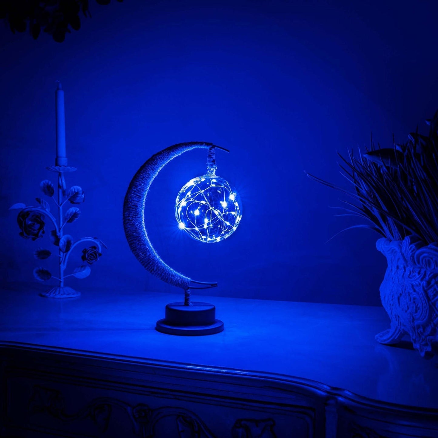 Floroux – Lampe de lune LED fascinante pour une lueur chaleureuse et envoûtante