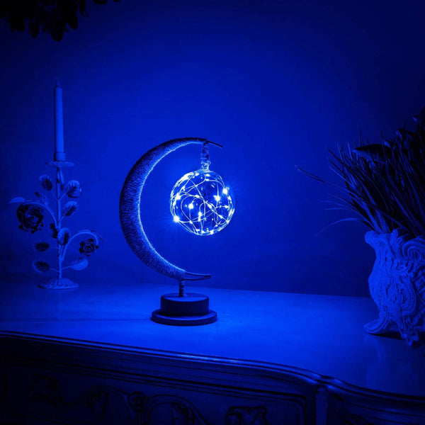 Floroux GLOBE – Lampe à globe en verre chaleureuse et confortable pour une atmosphère de rêve