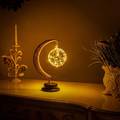 Floroux – Lampe de lune LED fascinante pour une lueur chaleureuse et envoûtante