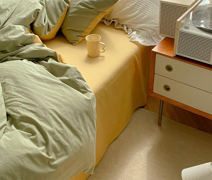 Ensemble de literie coloré Floroux Toned Morandi