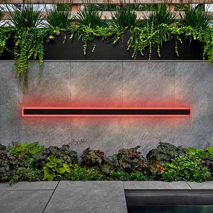 Immense RGB Linéaire Minimaliste Lumière Murale Extérieure