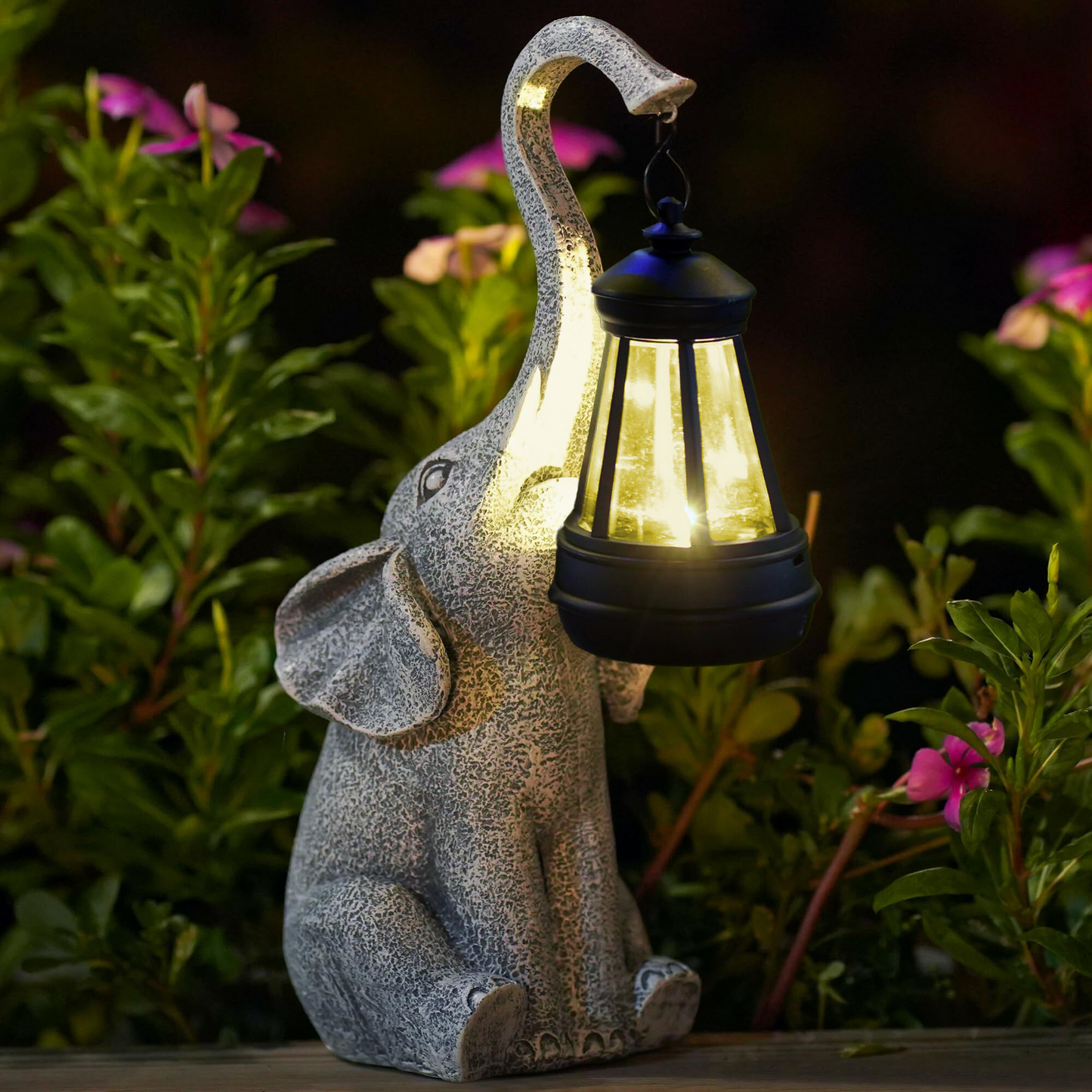 Floroux Gentle Elephant Lamp LED | Children's Room Decor | Night Light