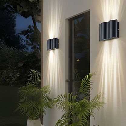 Floroux - Applique LED étanche avec éclairage orienté vers le haut et vers le bas pour l'extérieur
