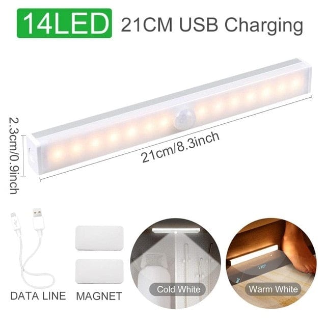 Lampe LED sans fil avec capteur de mouvement
