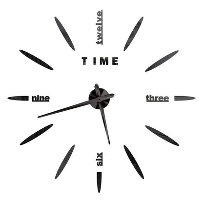 DecoHorloge – Grande Horloge Murale 3D pour Décoration Intérieure