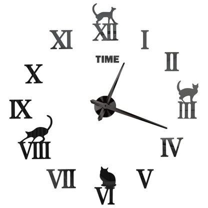 DecoHorloge – Grande Horloge Murale 3D pour Décoration Intérieure