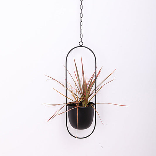 Hanging Flower Pot Floroux in Metal | Modern Plant Container | Indoor & Outdoor Decor | Space Saver & Stylish