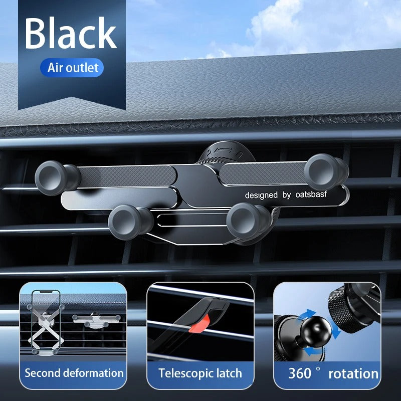 Brona Holder - Support de téléphone ajustable à 360° pour voiture