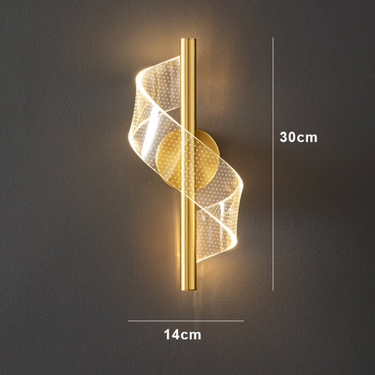 Floroux Applique Murale Luxueuse avec Lustre en Verre | Éclairage Élégant | Design Haut de Gamme