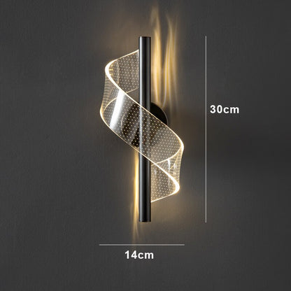 Floroux Applique Murale Luxueuse avec Lustre en Verre | Éclairage Élégant | Design Haut de Gamme