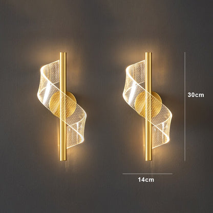 Floroux Applique Murale Luxueuse avec Lustre en Verre | Éclairage Élégant | Design Haut de Gamme