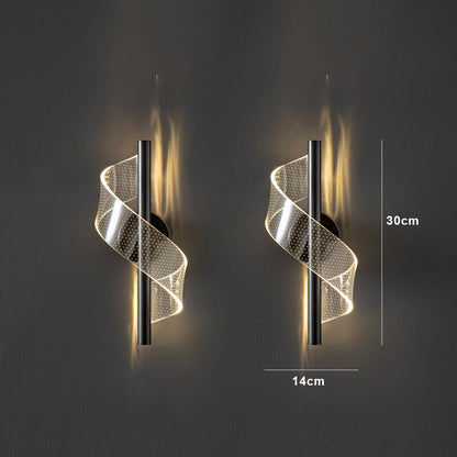 Floroux Applique Murale Luxueuse avec Lustre en Verre | Éclairage Élégant | Design Haut de Gamme