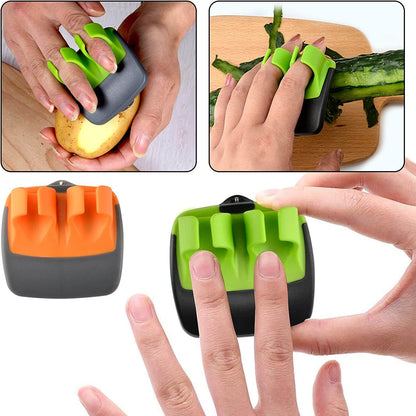 FingerGuard - Éplucheur de légumes sécurisé pour la cuisine
