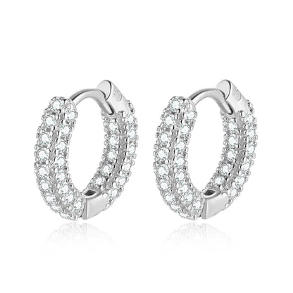 Éblouissantes Boucles d'Oreilles en Zirconium Elara