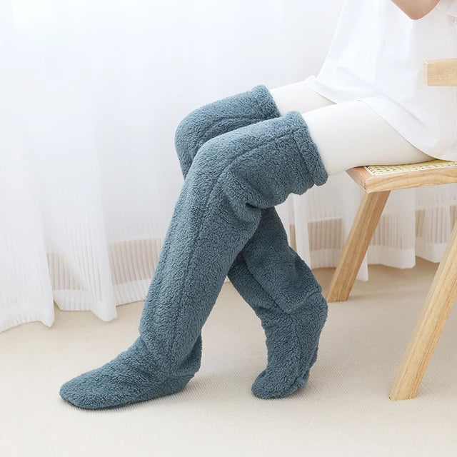 Chaussettes Haute Froid Hivernale – Confort et Style Chaleureux
