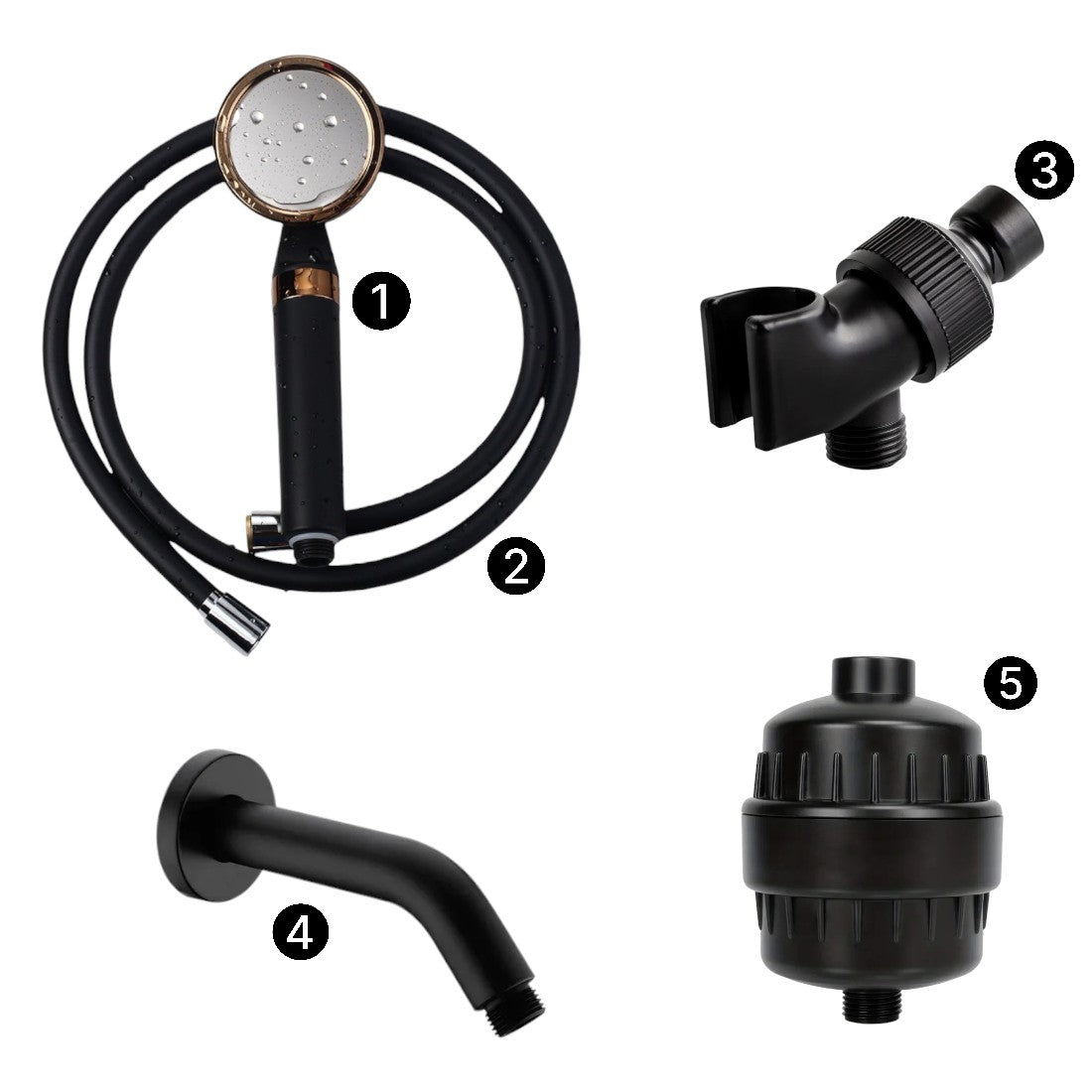 NutrientFlow - Douche luxueuse avec filtration de vitamine C