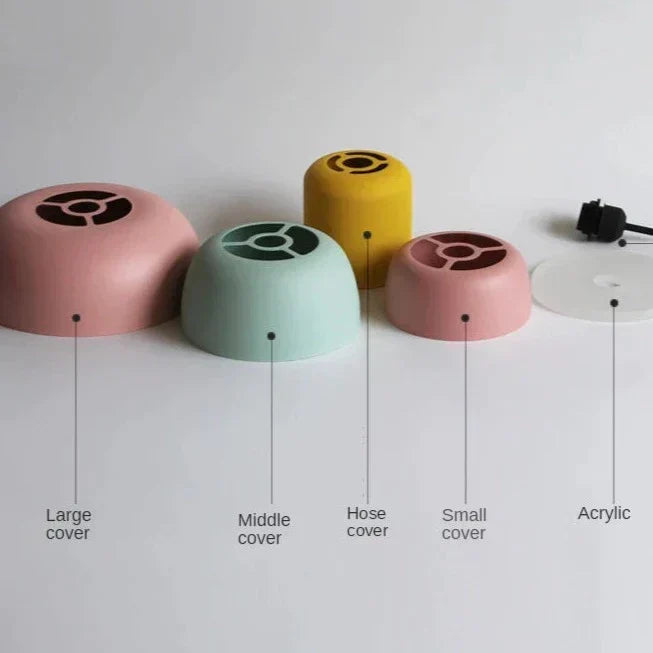 Floroux - Lampe suspendue moderne au style macaron scandinave