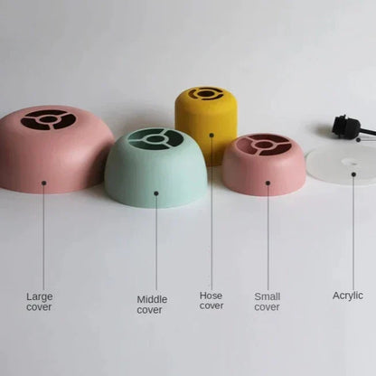 Floroux - Lampe suspendue moderne au style macaron scandinave