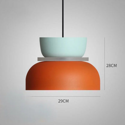 Floroux - Lampe suspendue moderne au style macaron scandinave