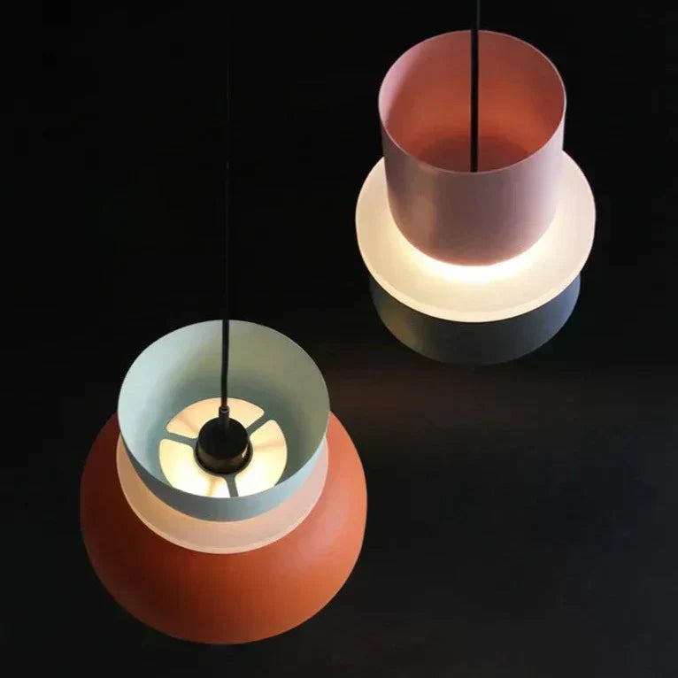 Floroux - Lampe suspendue moderne au style macaron scandinave
