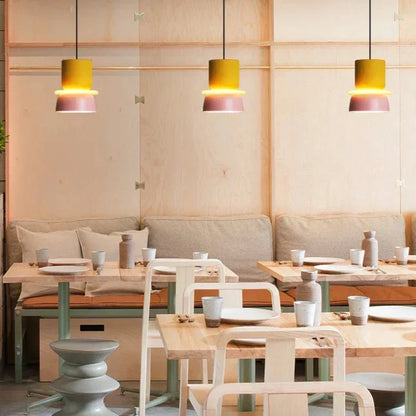 Floroux suspension | Suspension design nordique | Accent de couleur pour maison moderne