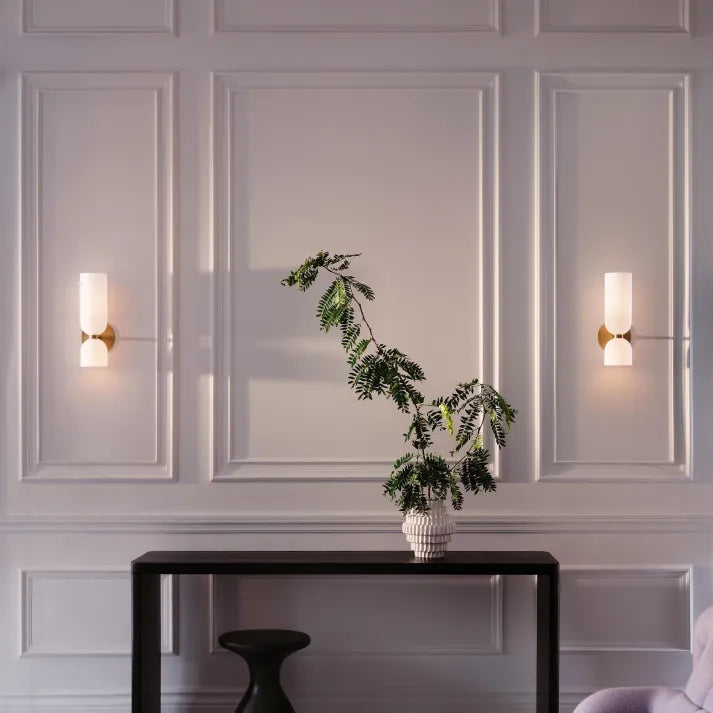 Applique murale en verre Floroux LED