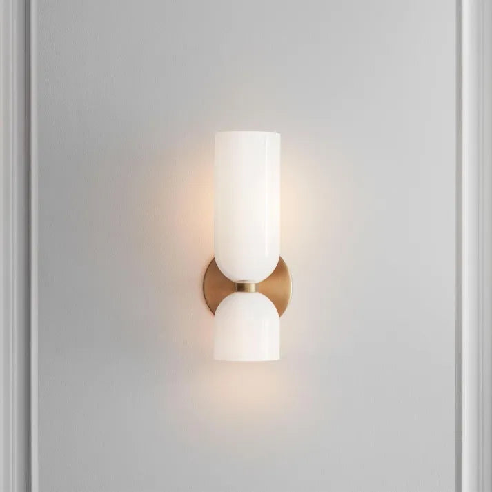 Applique murale en verre Floroux LED