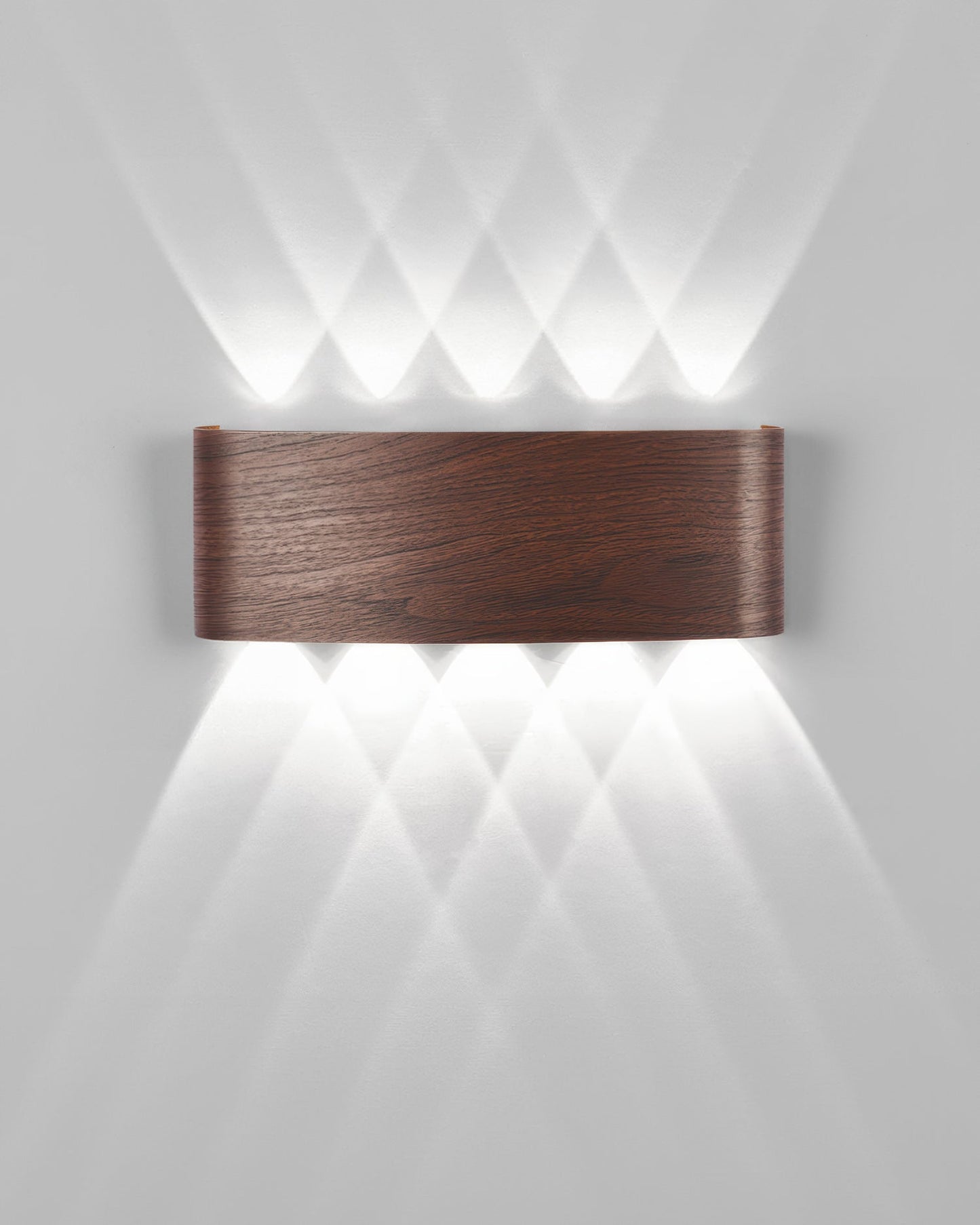 Lampe murale LED Lumina avec effet bois